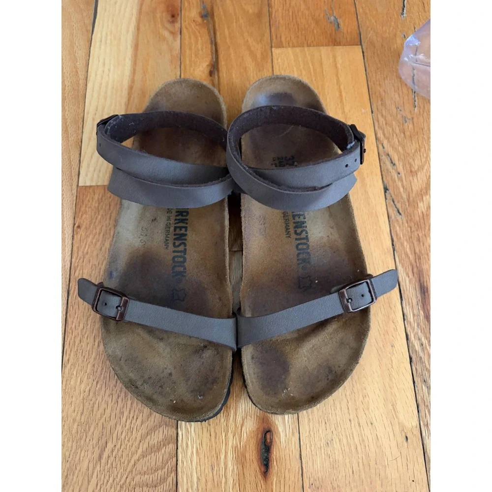 Birkenstock Women's Daloa Sandal Mocha Brown Size 37/US 6